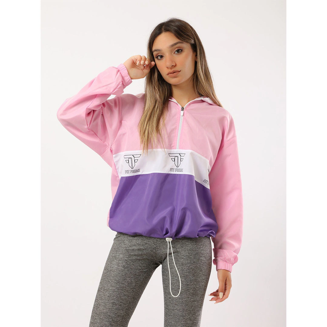 هودي رياضي حريمي - بينك/موف