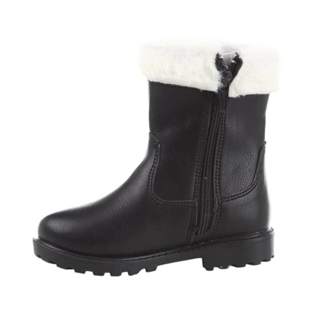 HK1124 هاف بوت بناتي - أسود