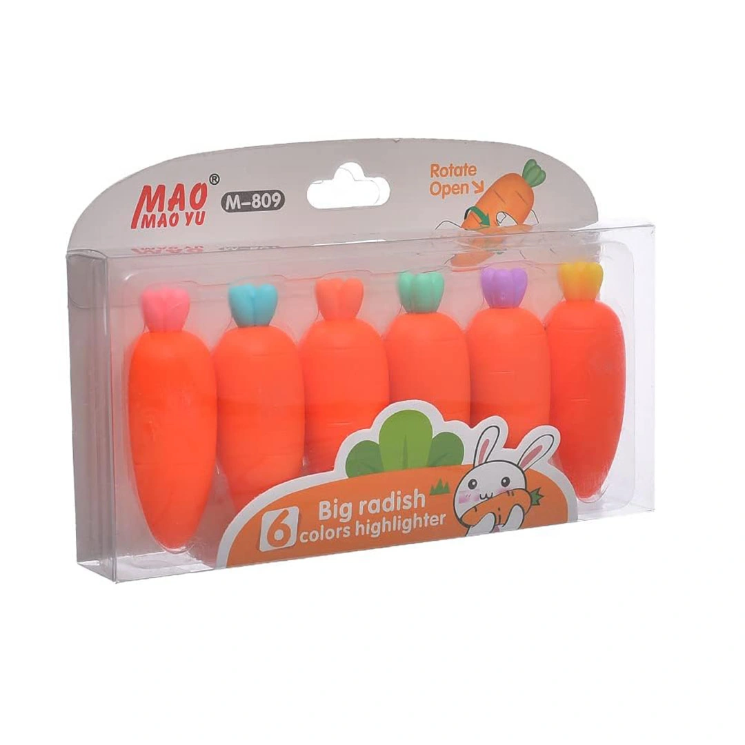 اقلام هايلايتر شكل جزر - 6 قطع