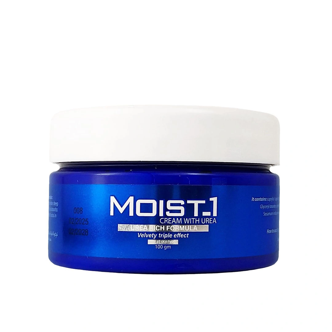 كريم مويست 1 مع اليوريا لإصلاح تشققات الكعب - 100 جم