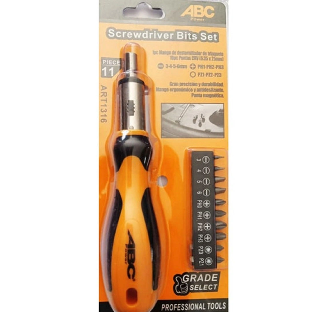 طقم مفكات مقاسات مختلفة - 11 قطعة - ART1316