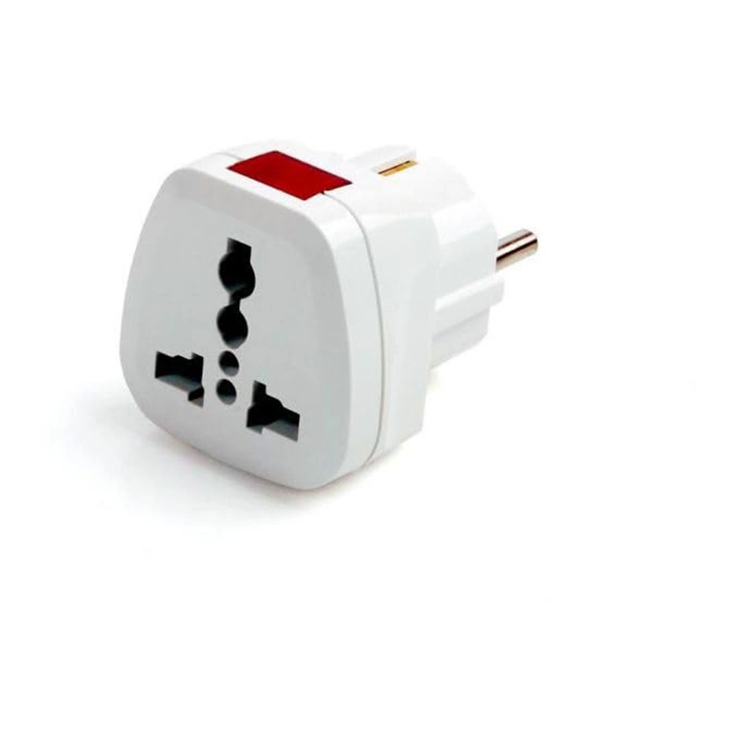 محول الفيشة الثلاثية - أبيض