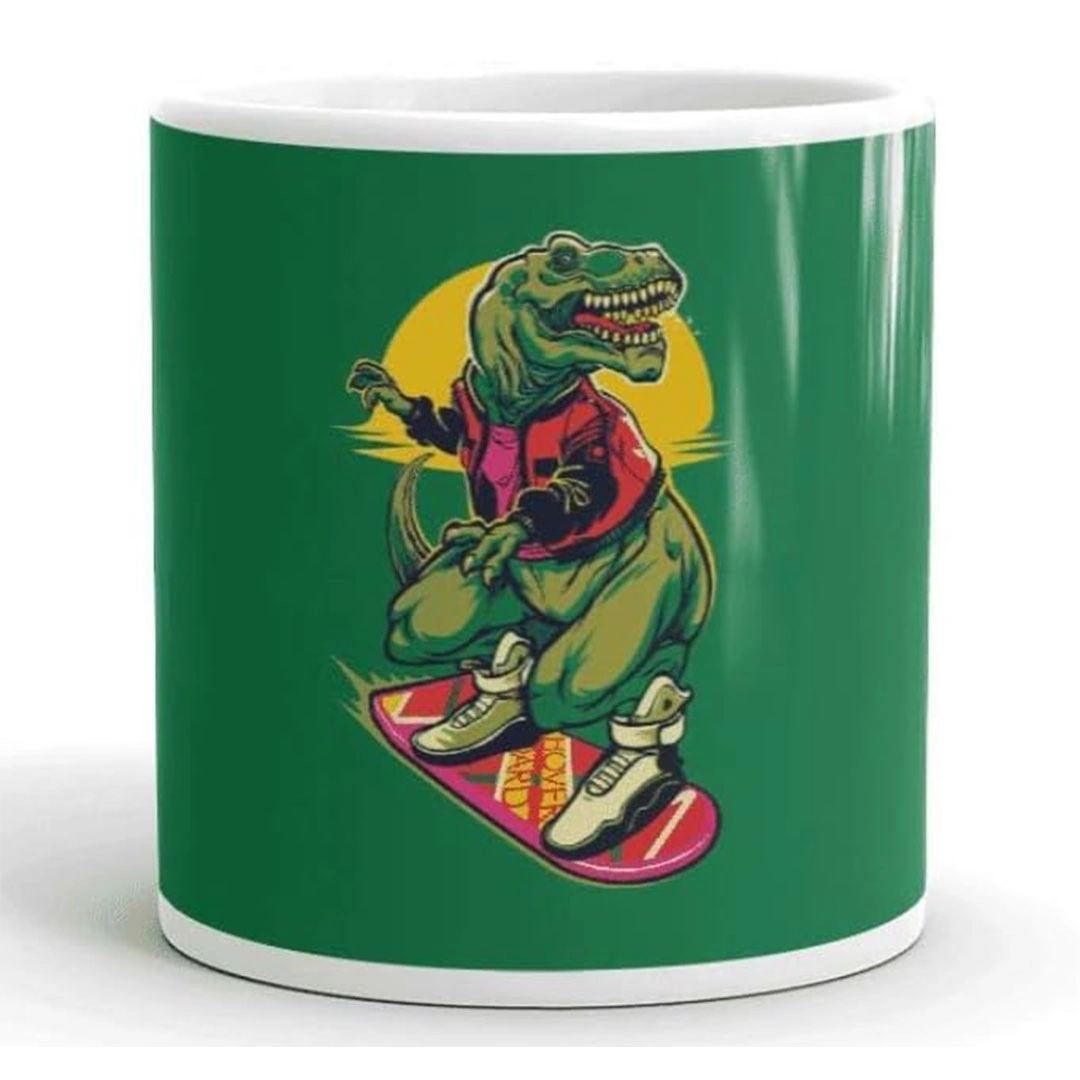 مج سيراميك مطبوع - 300 مل - أخضر - FL7768JM