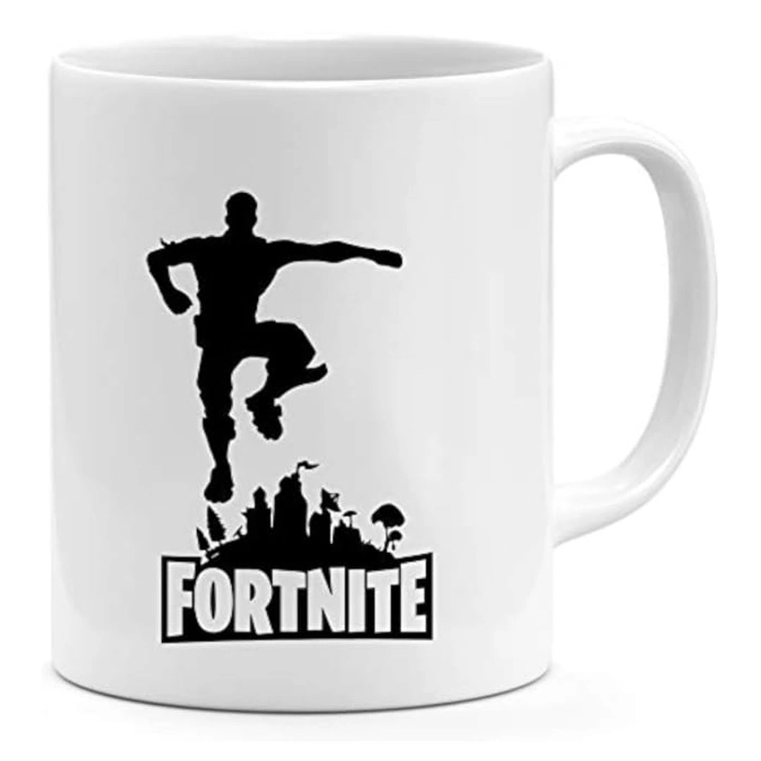 مج سيراميك مطبوع - 300 مل - أبيض - FI6507XQ