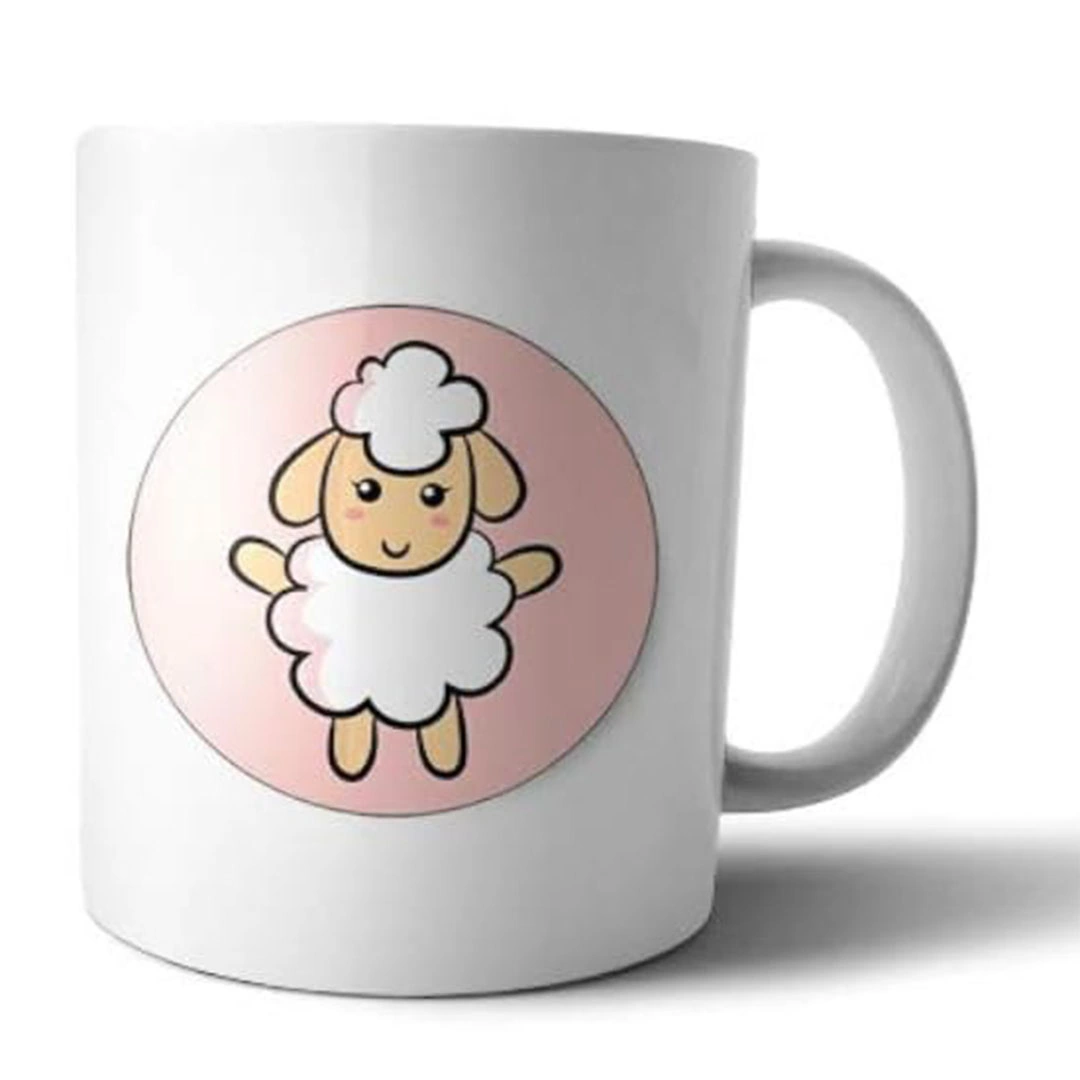 مج سيراميك مطبوع - 300 مل - أبيض - OF1029RY