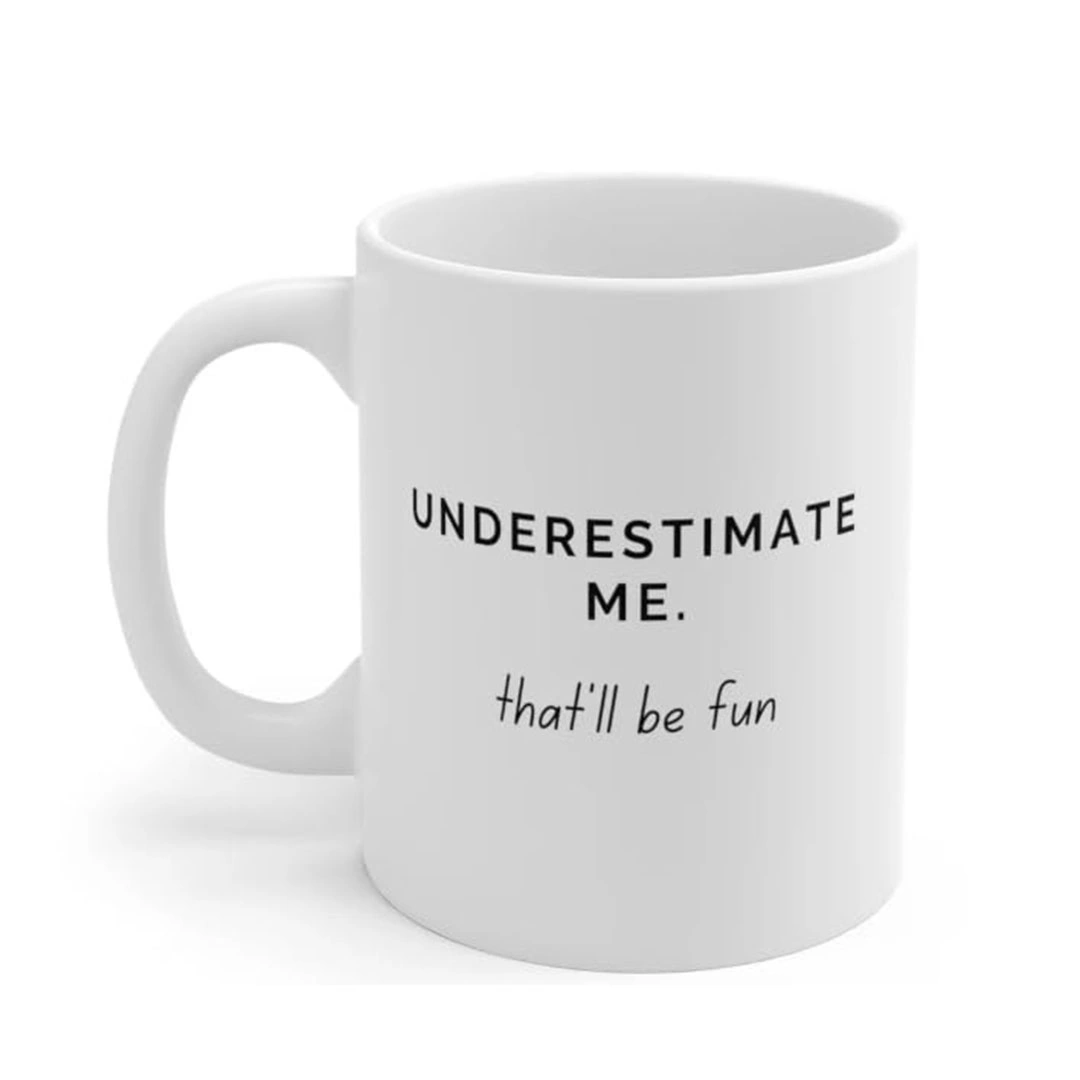 مج سيراميك مطبوع - 300 مل - أبيض - LB3816TN