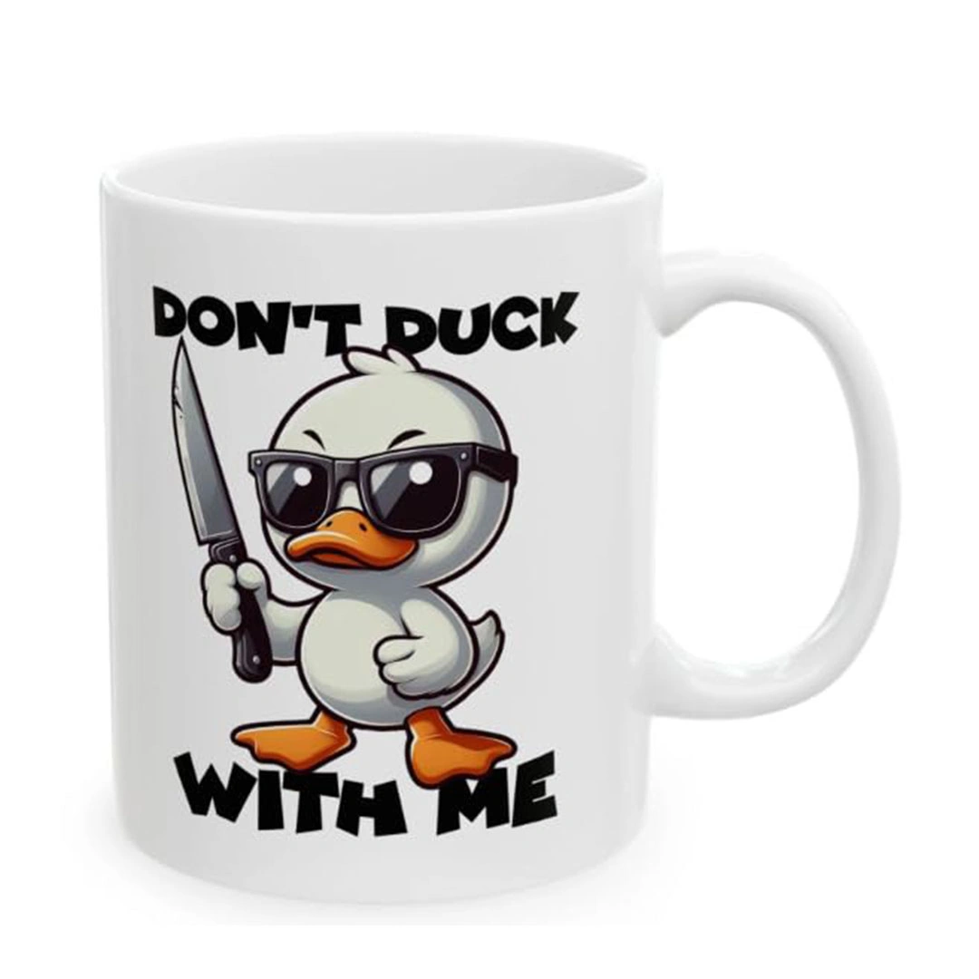 مج سيراميك مطبوع - 300 مل - أبيض - UM1181VX