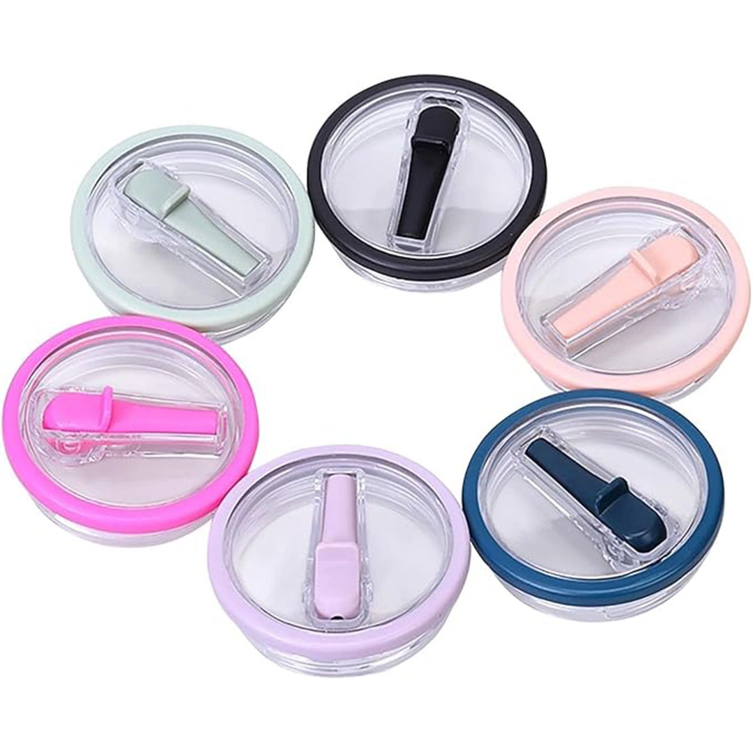 غطاء قش بلاستيك بديل مقاوم للتسرب لكوب 40 أونصة - أرجواني