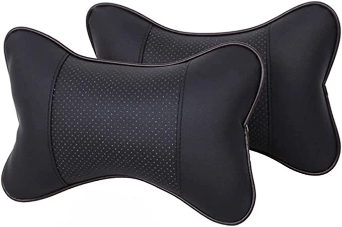 مسند رقبة للسيارة - 2 قطعة - أسود