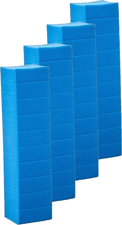 حامي حواف السيارة - 4 قطع - أزرق