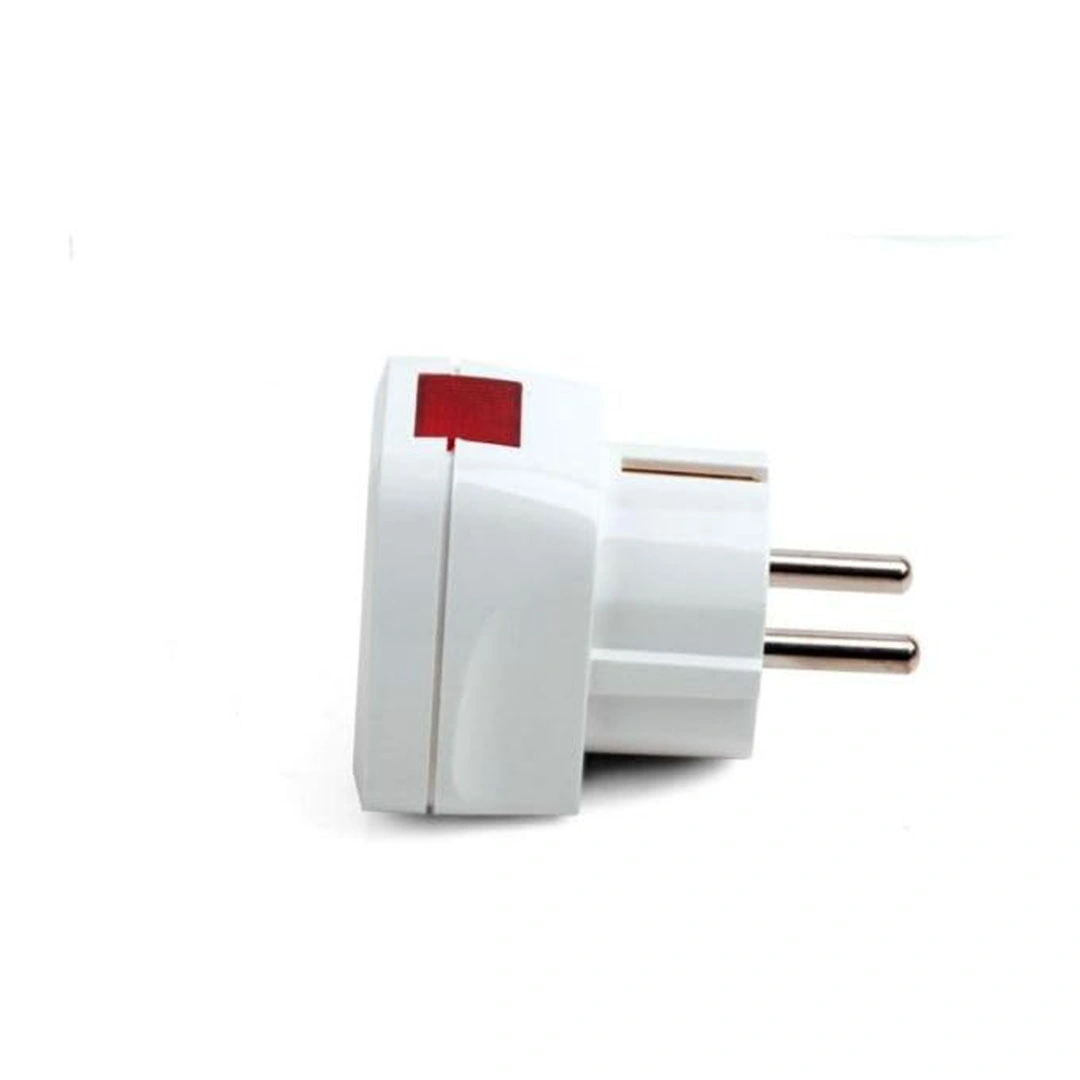 محول الفيشة الثلاثية - أبيض