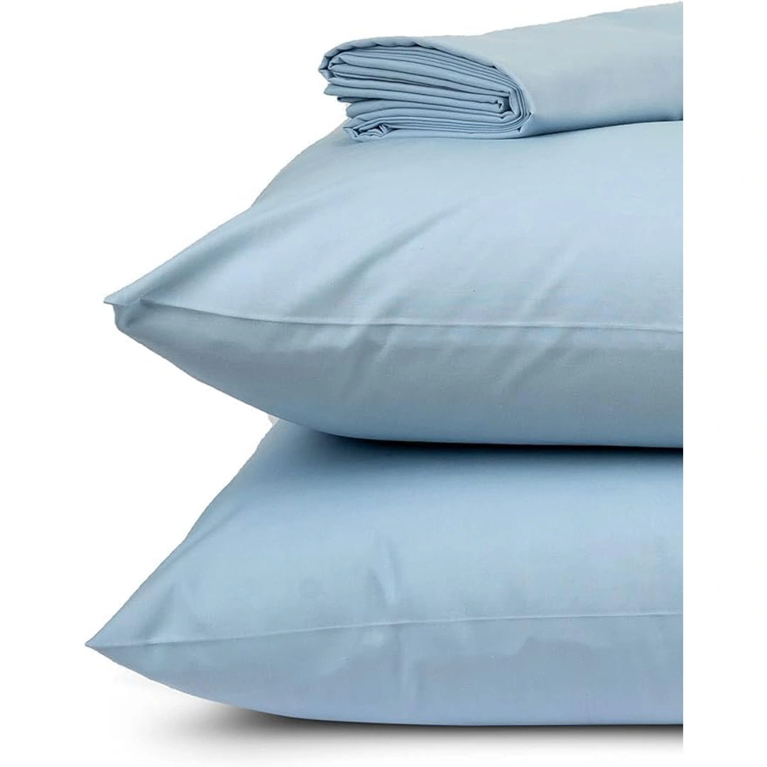 طقم ملاية سرير بأستك - 3 قطع - 260*240 سم - لبني