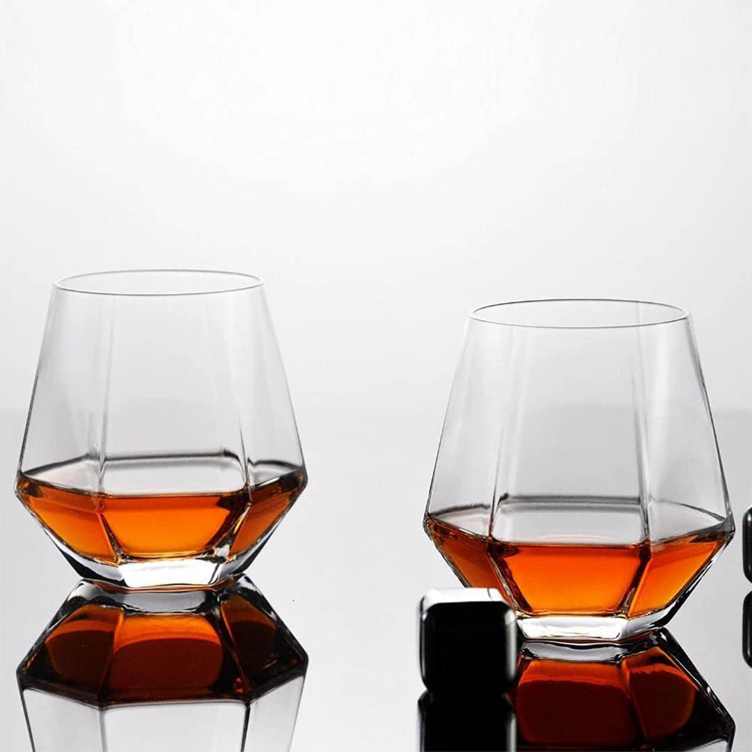 طقم أكواب شرب زجاجية - 6 أكواب