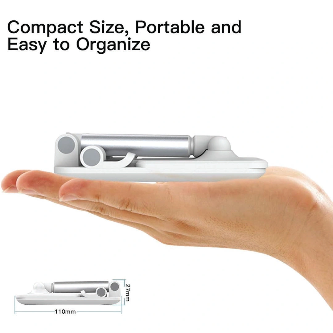 حامل موبايل قابل للطي - أبيض