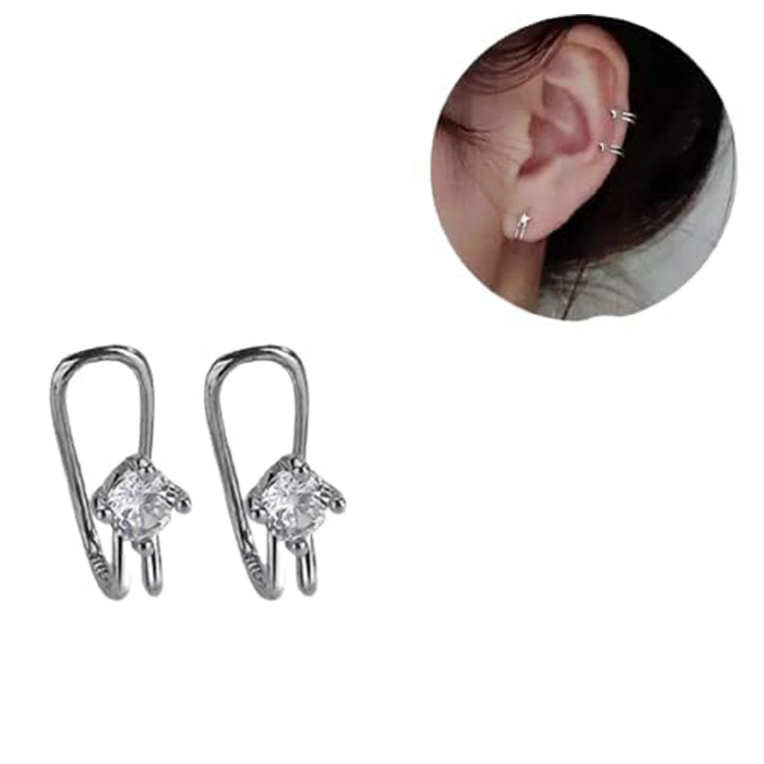 حلق أنف مزيف - 2 قطعة