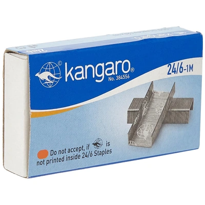 دبابيس بقياس 24/6 لدباسة الورق - 1000 قطعة