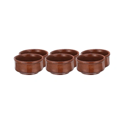 طقم طواجن فخار - 6 قطع
