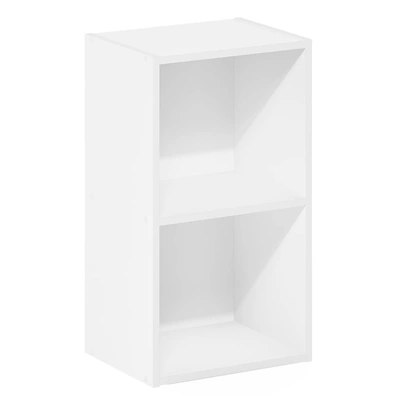 مكتبة خشب - 55*33*24 سم - 2 رف - أبيض