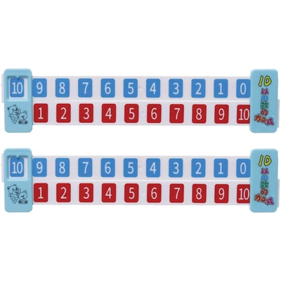 مسطرة لتعليم الاطفال من البلاستيك - متعددة الالوان