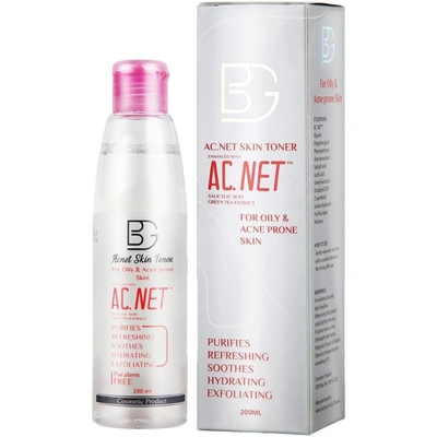 تونر البشرة المضاد للبكتيريا من BG يقلل من المسام ويمنع ظهور البثور ويرطب البشرة - 200 مل