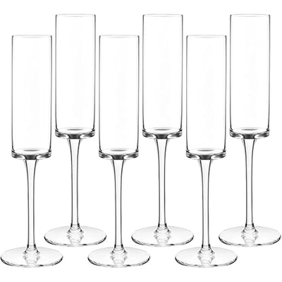 طقم كاسات زجاج - 6 قطع