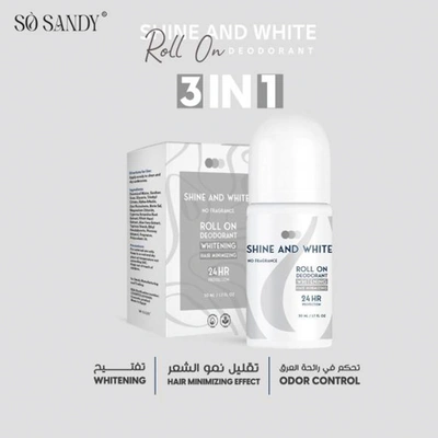 مزيل عرق رول للتبييض سو ساندي - بدون رائحة - 50 مل