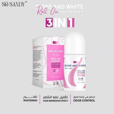 مزيل عرق رول للتبييض سو ساندي - شوجر - 50 مل
