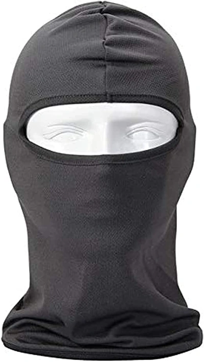 قناع وجه كامل للدراجين - أسود