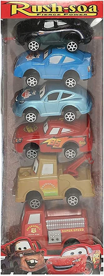 لعبة سيارات القوة - 6 قطع