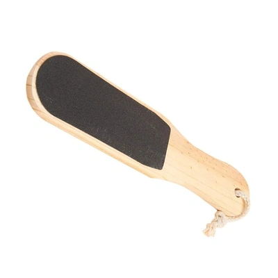 مبرد بوجهين للعناية بالقدم خشب