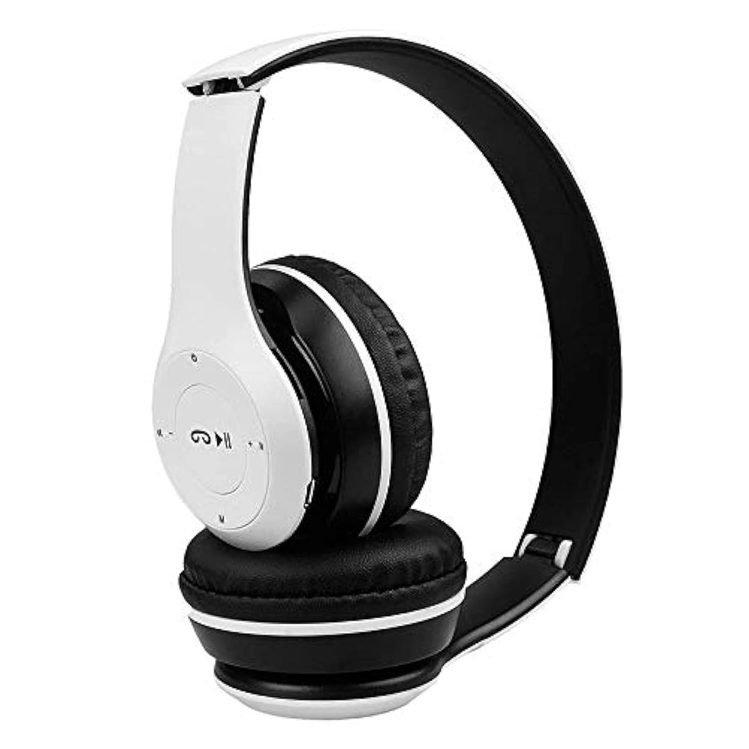 سماعة رأس بلوتوث P47 لاسلكية - أبيض