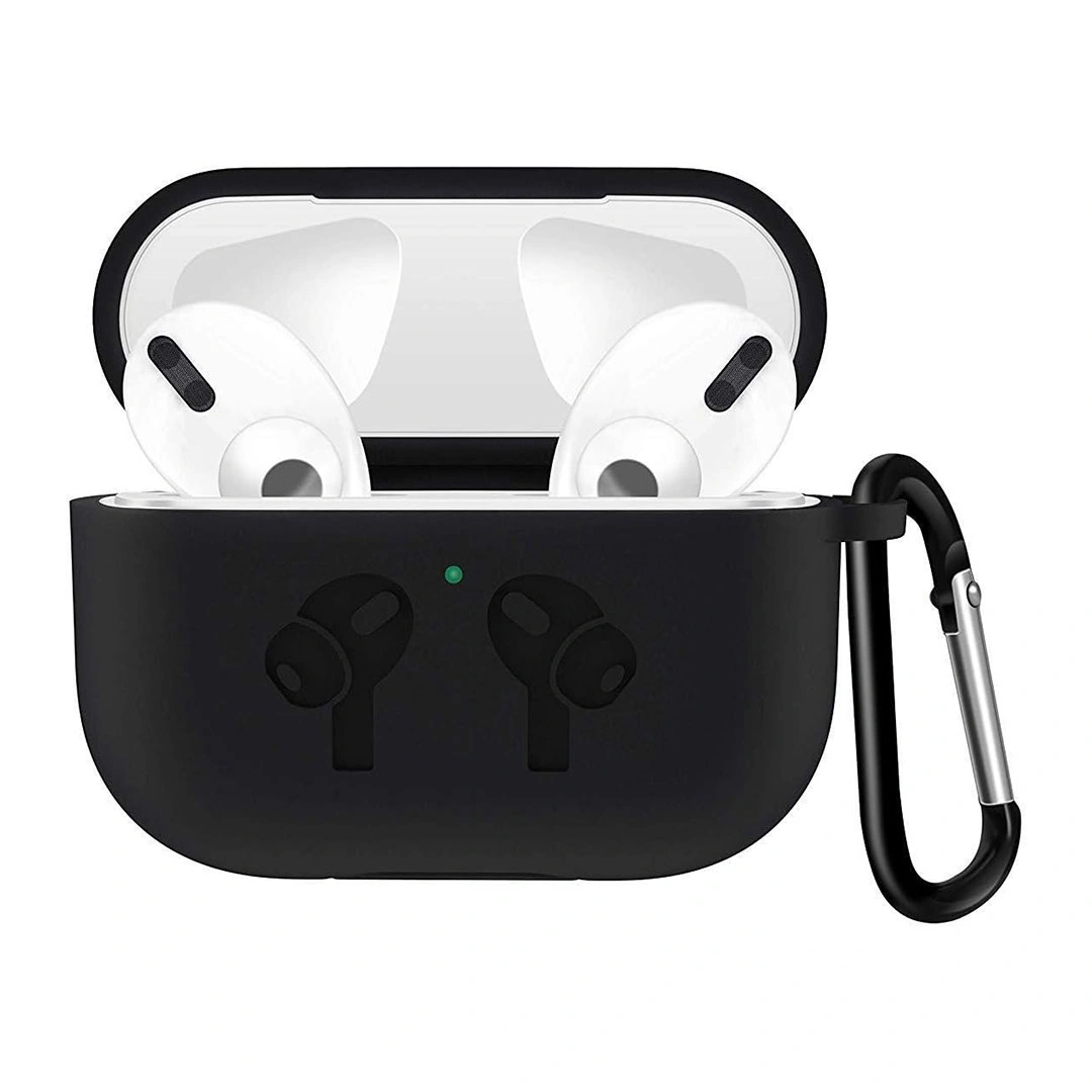 حافظة متوافقة مع سماعات Airpods pro - أسود