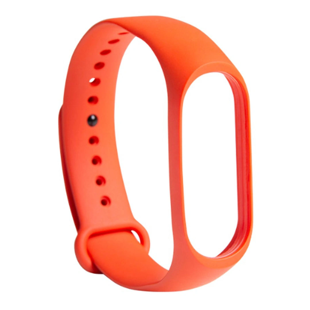 سوار سيليكون لساعة Xiaomi Mi Band 4 - برتقالي