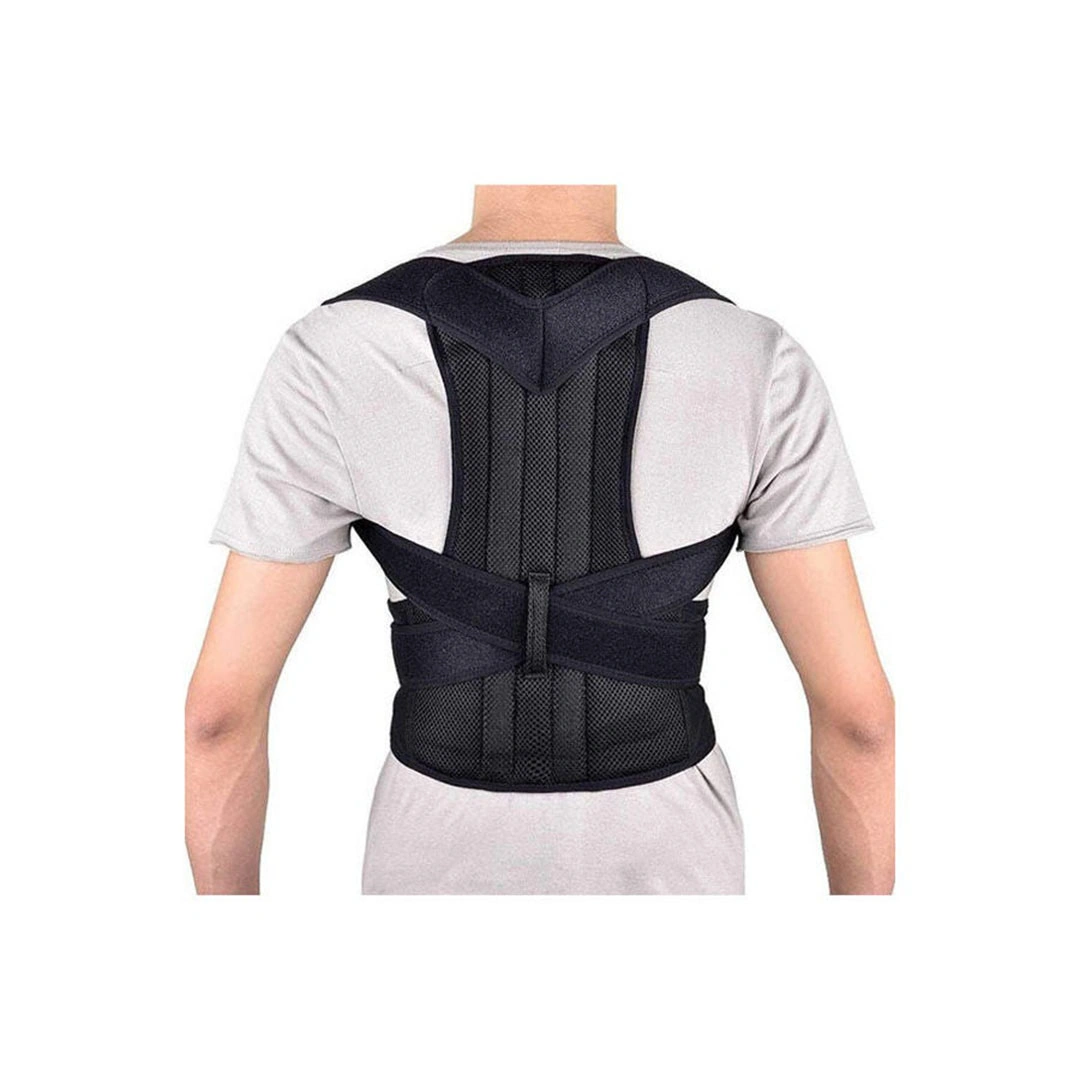 حزام دعم الظهر للرجال - أسود