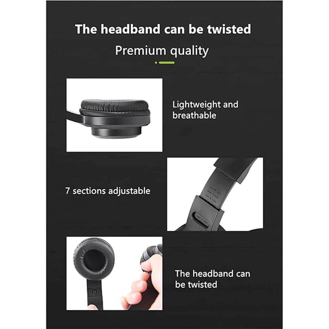 سماعة رأس ستريو من صودو - أبيض - SD-704