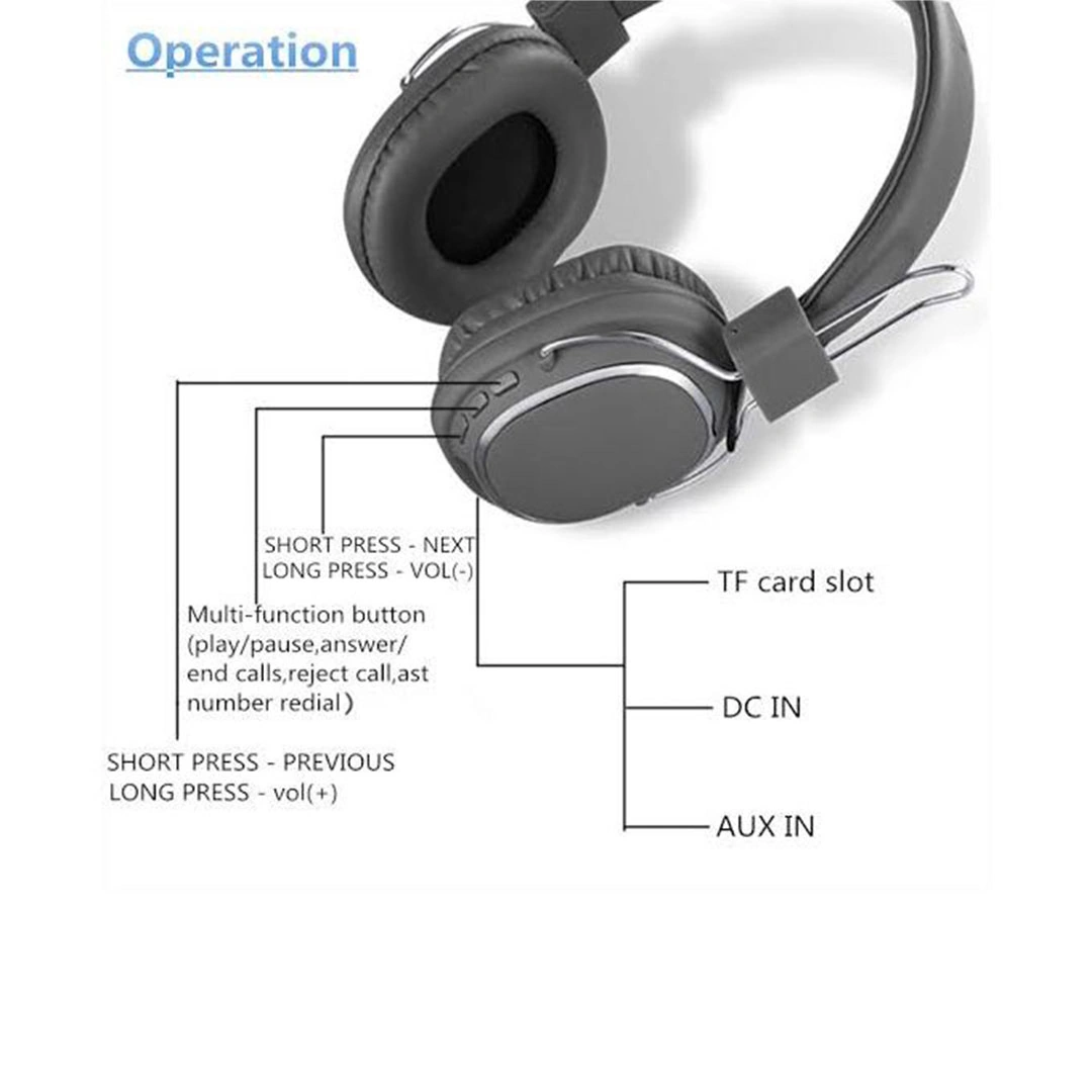 سماعات أذن لاسلكية SODO - أسود - Sd-1004