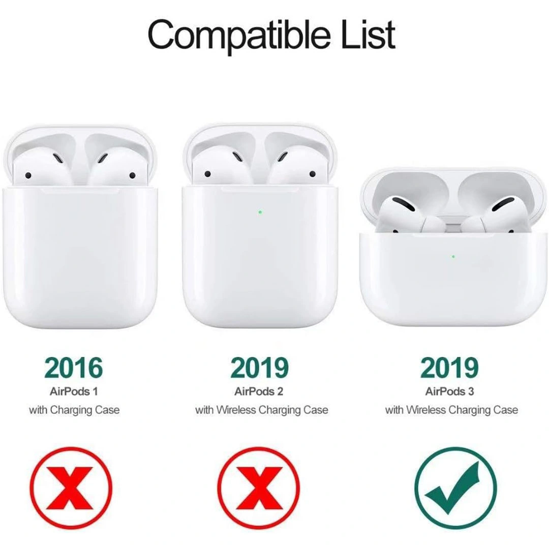 حافظة متوافقة مع سماعات Airpods pro - أسود