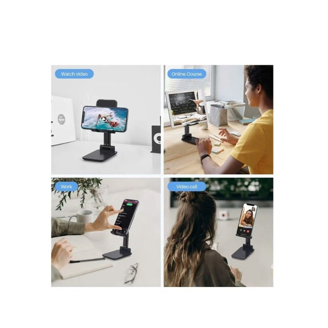 حامل موبايل قابل للطي - أسود - S10