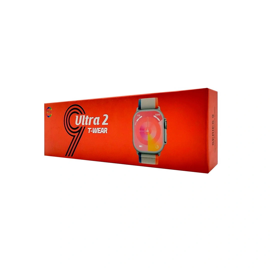 ساعة ذكية T-Wear Ultra2 - 1.9 بوصة - برتقالي