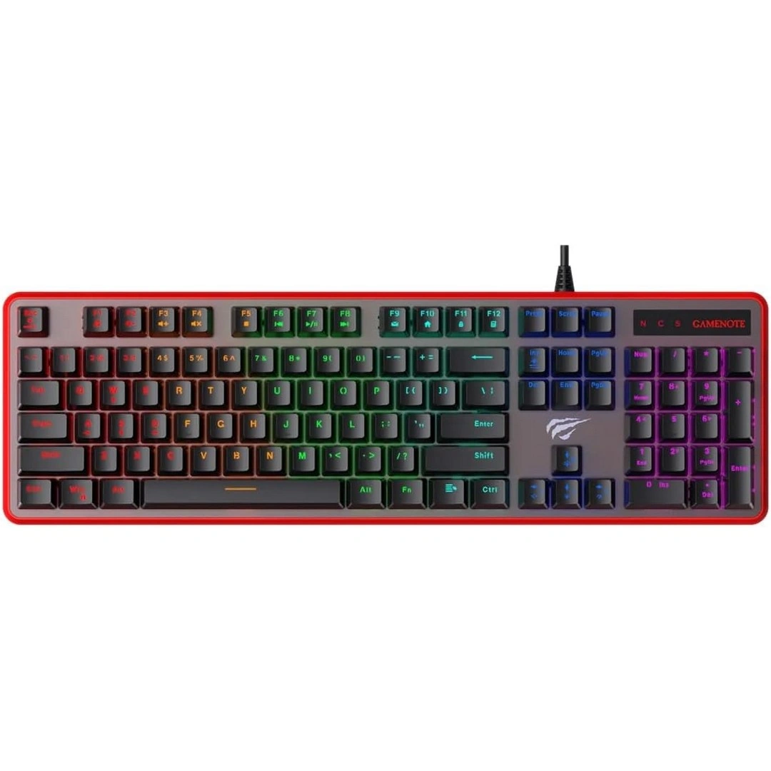 لوحة مفاتيح للألعاب هافيت - RGB - أسود - KB870L