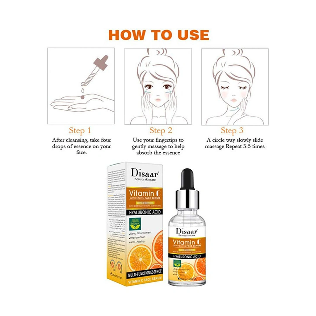 ديسار سيروم فيتامين سي وحمض الهيالورونيك للبشرة - 30 مل