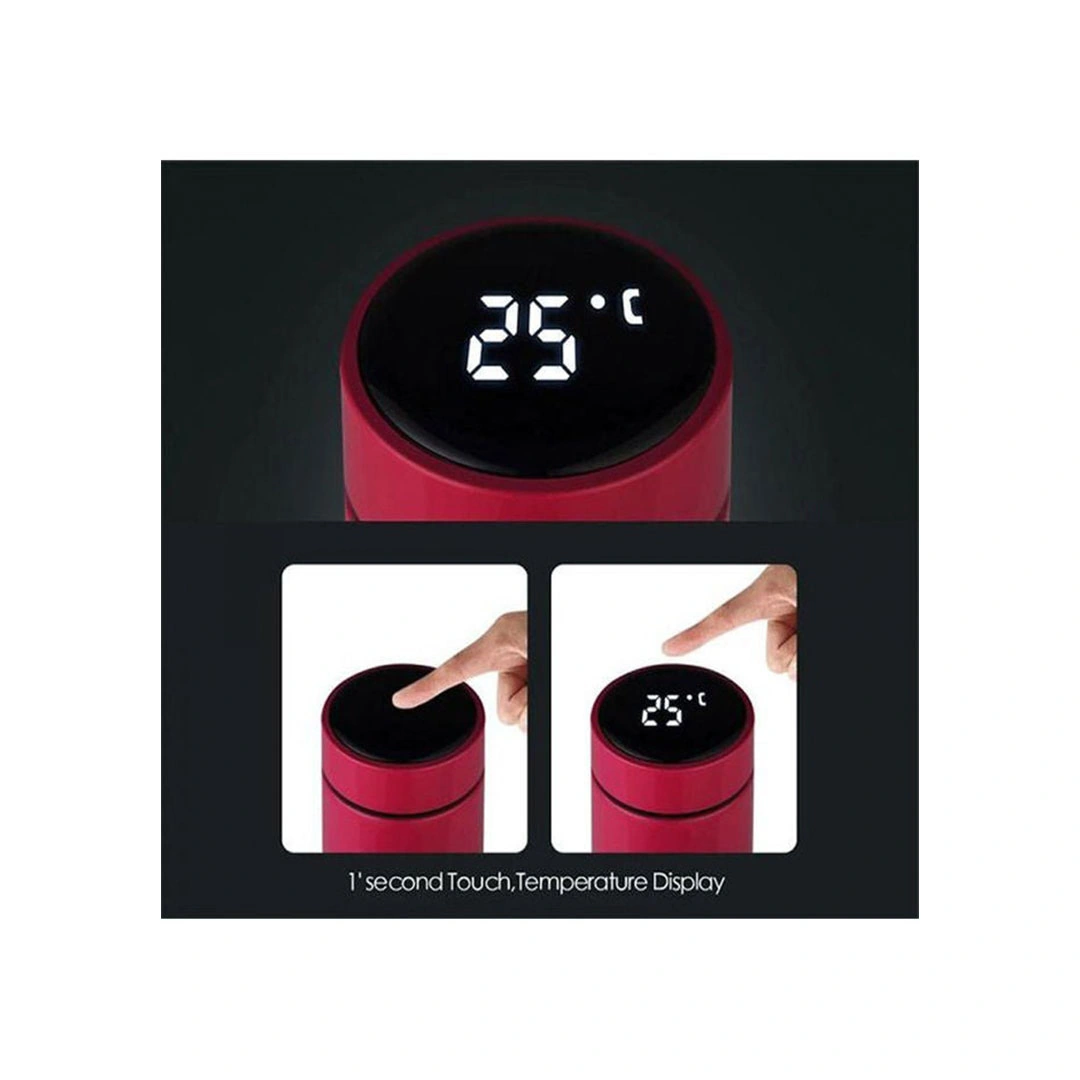 مج حراري ستانلس - 500 مل - أحمر