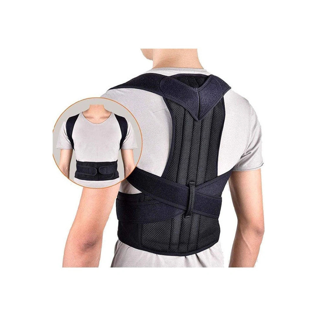 حزام دعم الظهر للرجال - أسود