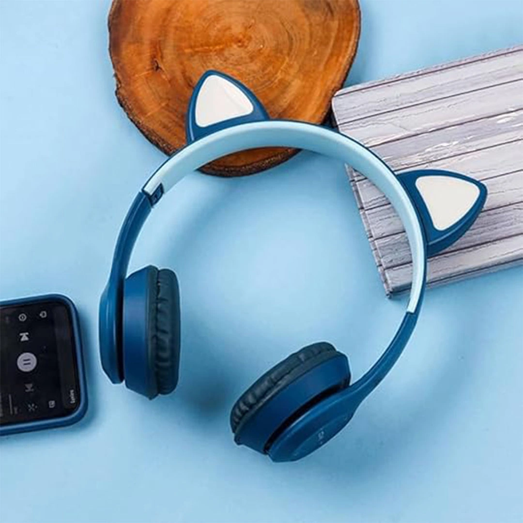 سماعة أذن لاسلكية ستريو - أزرق - P47M