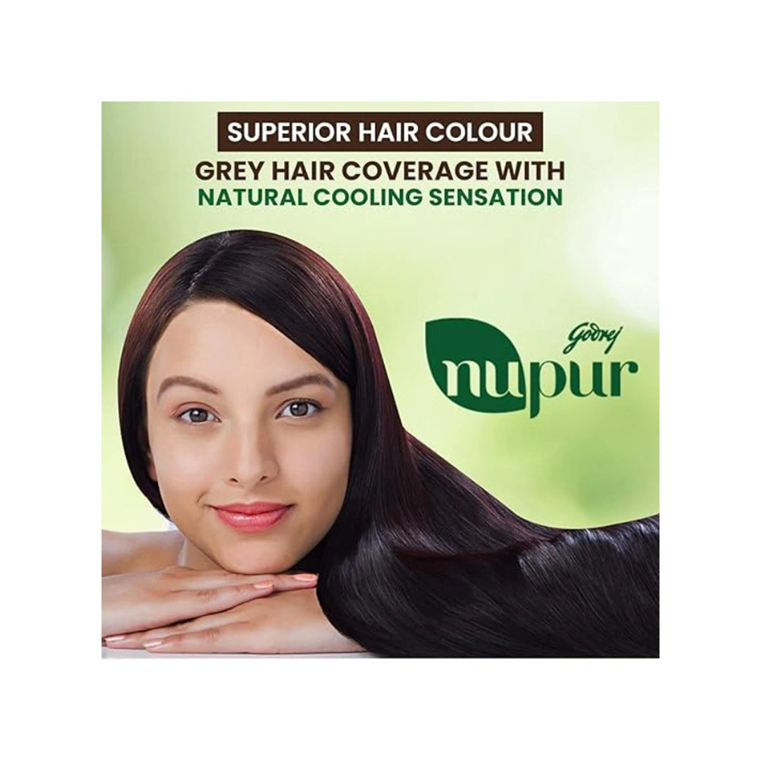 نوبور حناء طبيعية لتلوين الشعر - بني - 150 جرام