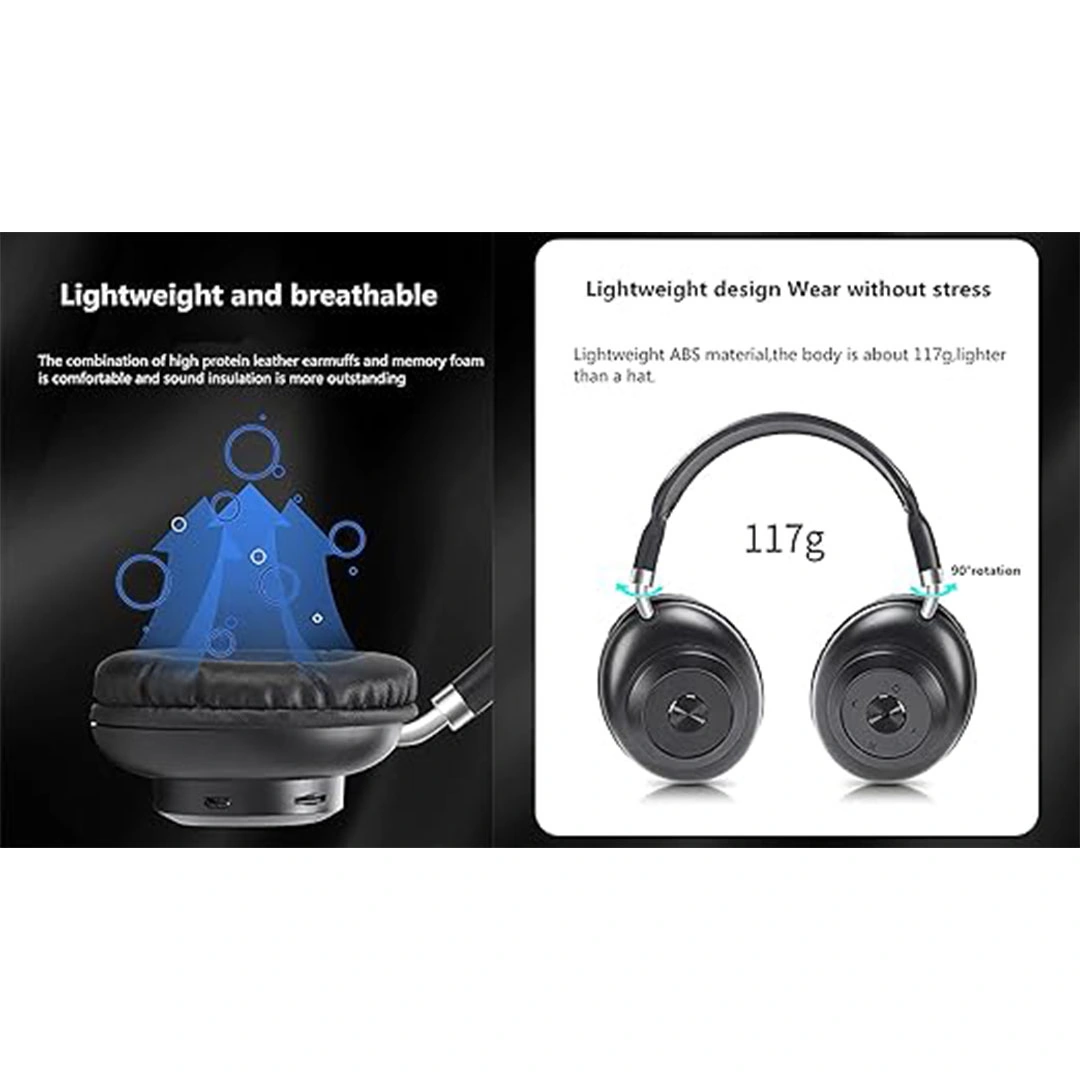 سماعة رأس ستريو من صودو - أسود - SD-706