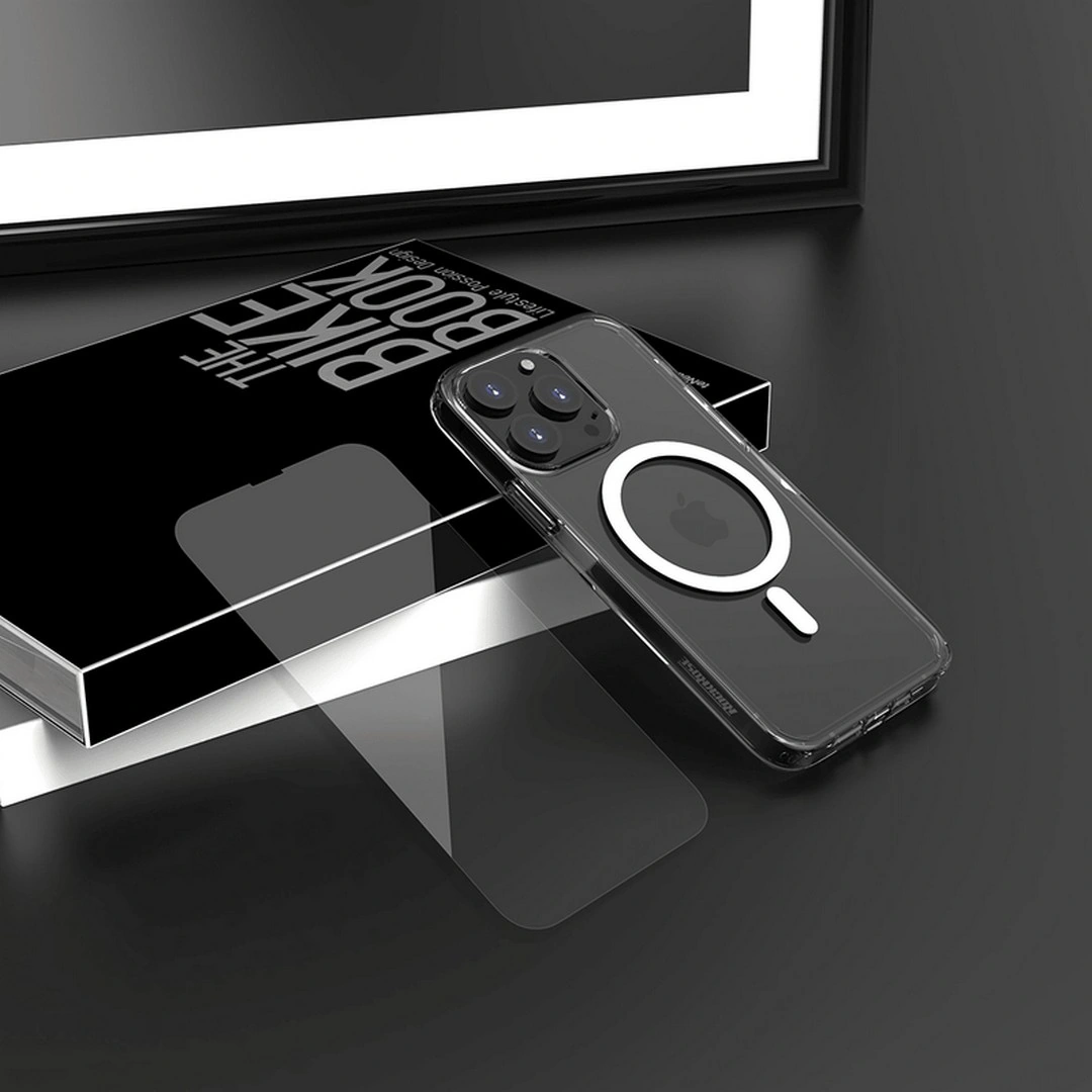 مجموعة روك روز لموبابل آيفون 13 برو - جراب/أسكرين/شاحن 20 وات