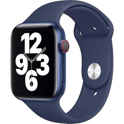 ستراب سيليكون لساعة Apple Watch Series - أزرق غامق