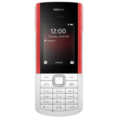 موبايل 5710 نوكيا اكسبريس بسماعة مدمجة - شريحتين - 4G - أبيض / أحمر