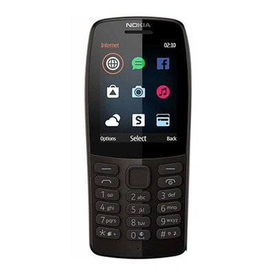موبايل نوكيا 210 شريحتين - رام 16ميجابايت /ذاكرة 16 ميجابايت - 2G - أسود